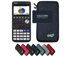 Casio fx-CG50 incl. WYNGS Beschermhoes Blauw & 5 Jaar Garantie - Grafische Rekenmachine