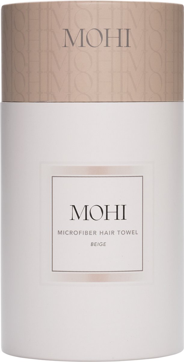MOHI Microvezel Haarhanddoek Beige - Hair Towel - Microfiber - Haar handdoek - Droogdoek