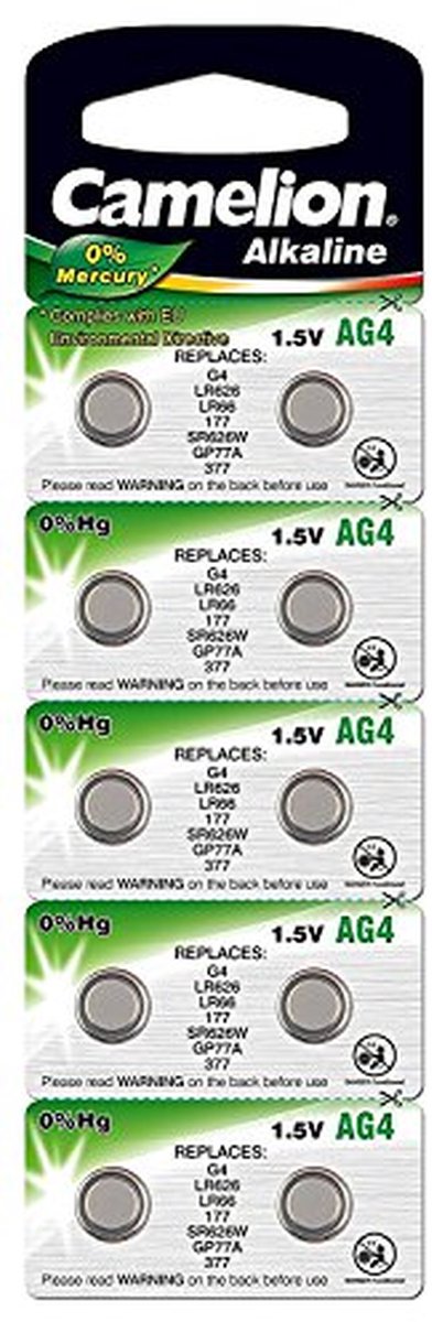 Knoopcel Batterijen - Kleine Batterijen - Apparaten Voeden - Betrouwbare Energie - 10 Stuks - Zilver