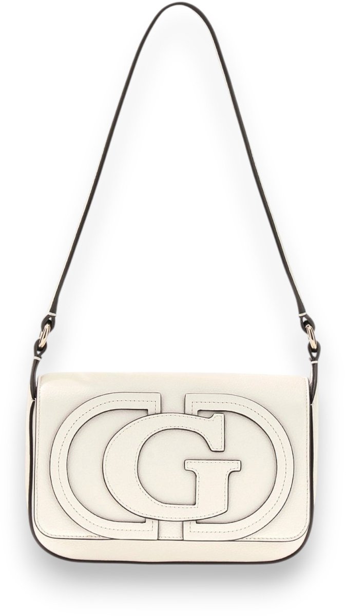 Guess Ruby Flap - Schoudertas 20 cm (off white)