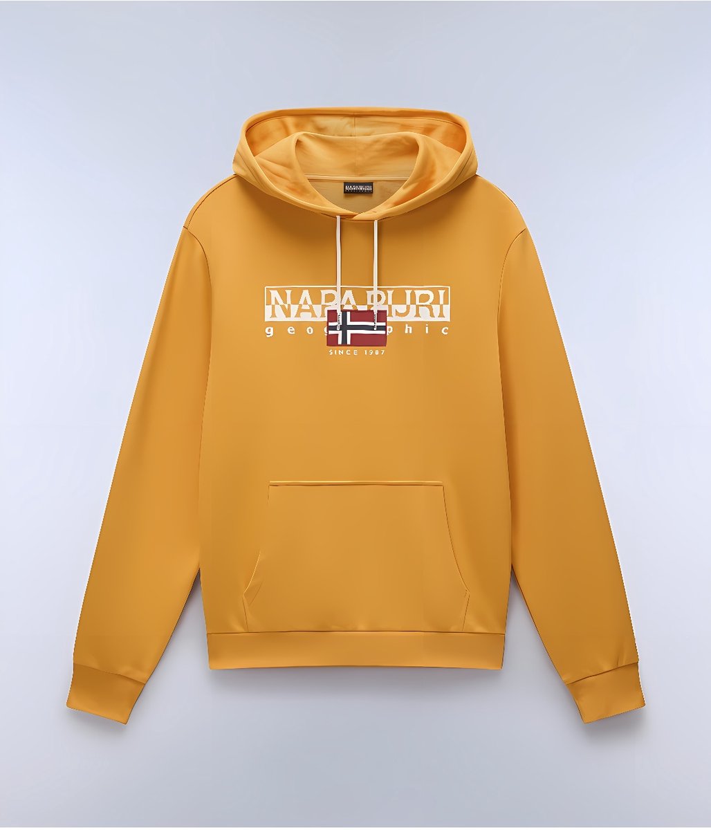 Napapijri-sweatshirt B-Aylmer H NP0A4HTL Abrikoos-M Apricot