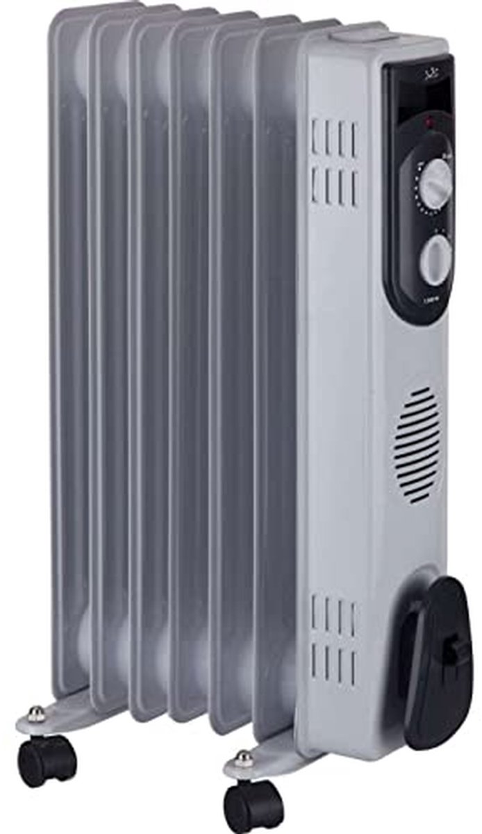 Olieradiator - Verwarmingselement - Ruimte Verwarmen - 3 Vermogensstanden - 1500 W - Wit