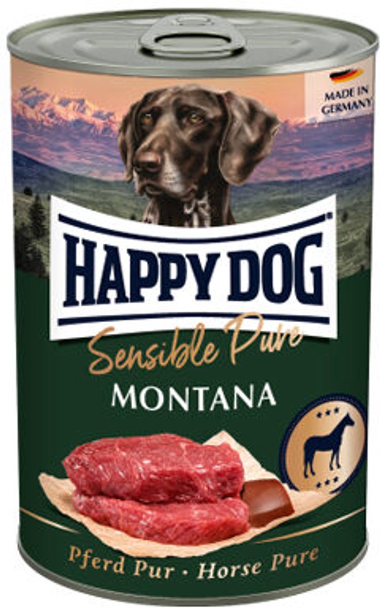 Happy Dog Happy Dog Sensible Pure Montana - Paard - 12 x 800 g