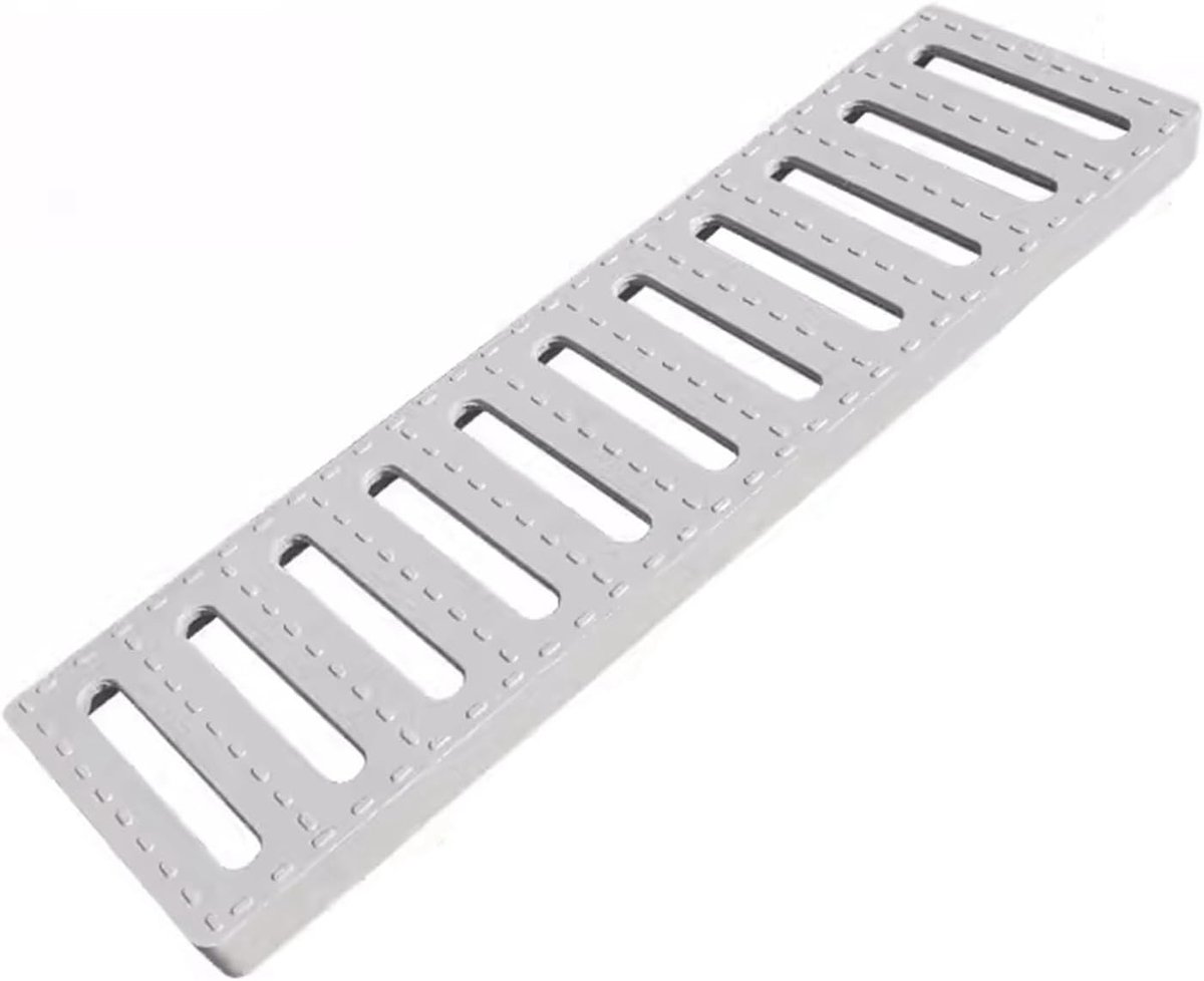 Afvoerrooster - Gootafdekking - Waterafvoer Tuin - Antislip Hars - 50 x 30 x 3 cm - Zwart