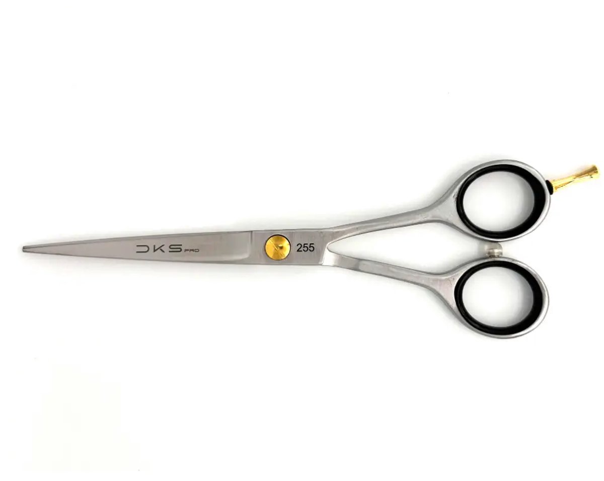 DKS Pro 255 Knipschaar 6.5 Inch – Professionele Kappersschaar – 420J2 RVS – Classic Greep – Rechtshandig – Satin Zilver