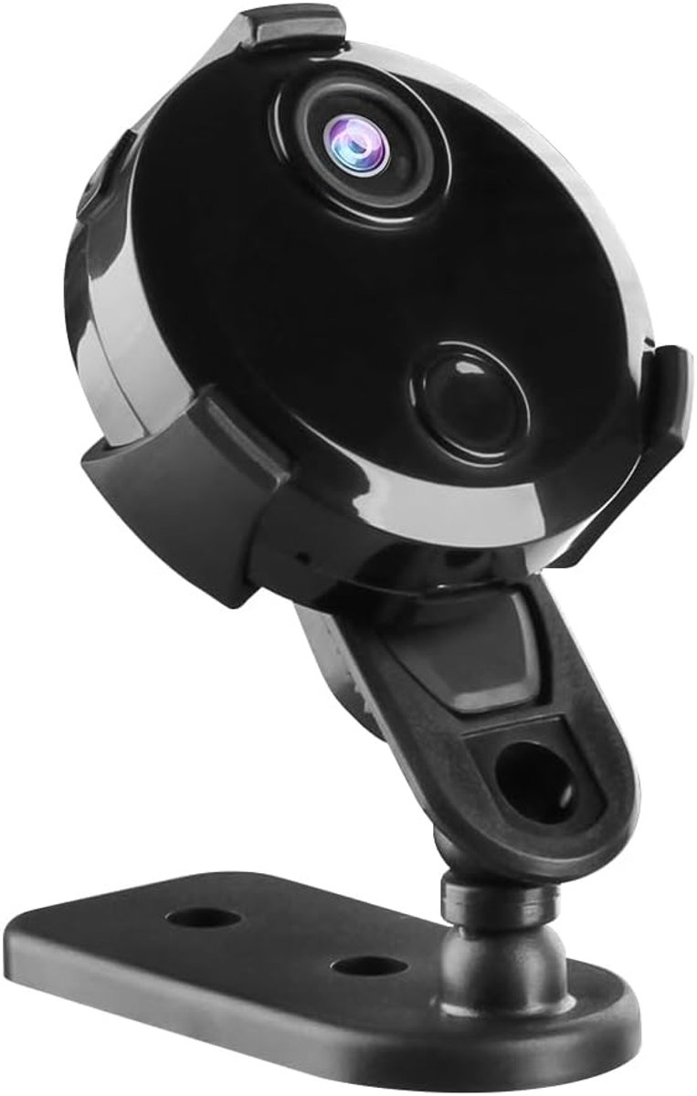 Mini Camera - Draadloze Camera - Thuis Bewaken - Nachtzicht Bewegingsdetectie - 1080p HD - Zwart