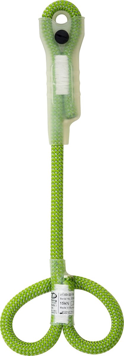 Veiligheidslijn - Klimlijn Lanyard - Avonturenpark Gebruik - Slijtagebescherming - 30 cm - Groen