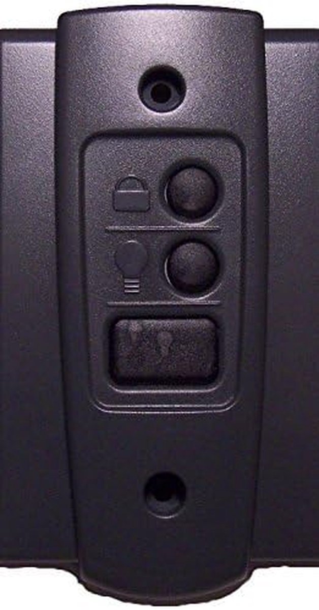Garagedeuropener Paneel - Wandbediening - Toegang Bediening - Verlichte Knoppen - 3 Functie - Wit