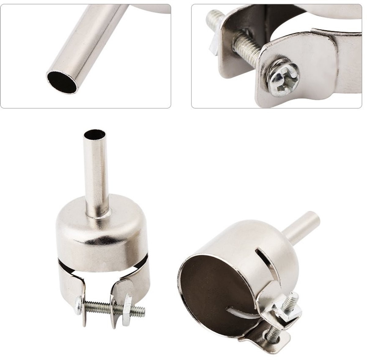 Dailygoody - 8pcs Hot Air Gun Nozzles - Universele Vervangstukken