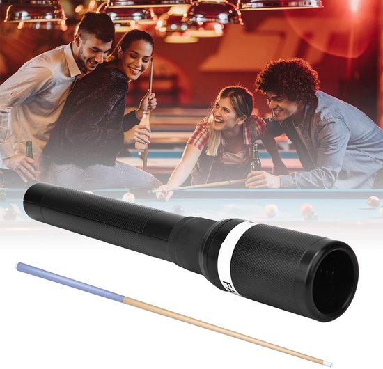 Dailygoods- Biljart Houder Lichtgewicht - Telescopische Cue Extensie - Biljart Accessoire - Zwart - 30 x 4,5 x 3,5 cm - Schokbestendig van Dailygoods — afbeelding 3