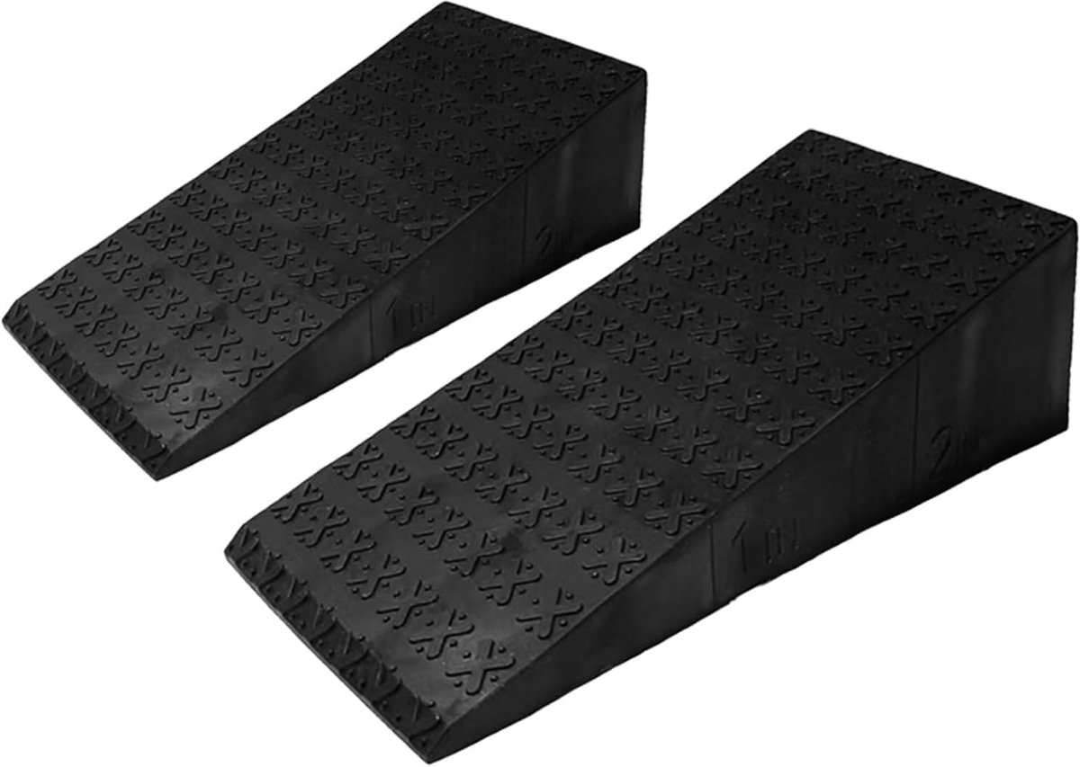 Squat Wiggen - Hiel Verhogers - Fitness Mobiliteit - Antislip Textuur - 1300g Paar - Zwart