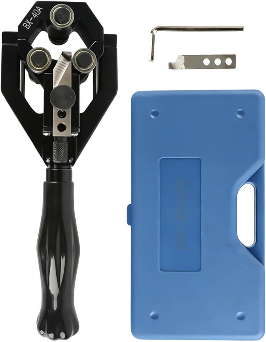 Elektrische Kabelstripper - Draadstripgereedschap - Kabel Installatie - Geïsoleerde Krimpfunctie - 22-40 mm - Uniek