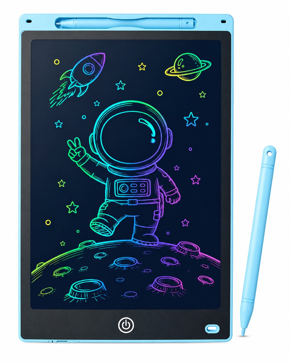 Tekentablet kinderen - Tekenbord - 8.5" LCD Tekentablet kinderen - Grafische tablet kinderen - Schrijfbord - Kindertablet - incl. batterij - Licht BLauw