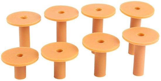 Dailygoods- Golfstukken Rubberen Oefenhouder - 8-delige Set - Golftrainingsmateriaal - Oefen- en Drivingrange-Matten - Diverse Maten - Duurzaam Materiaal - Golftraining van Dailygoods — afbeelding 5