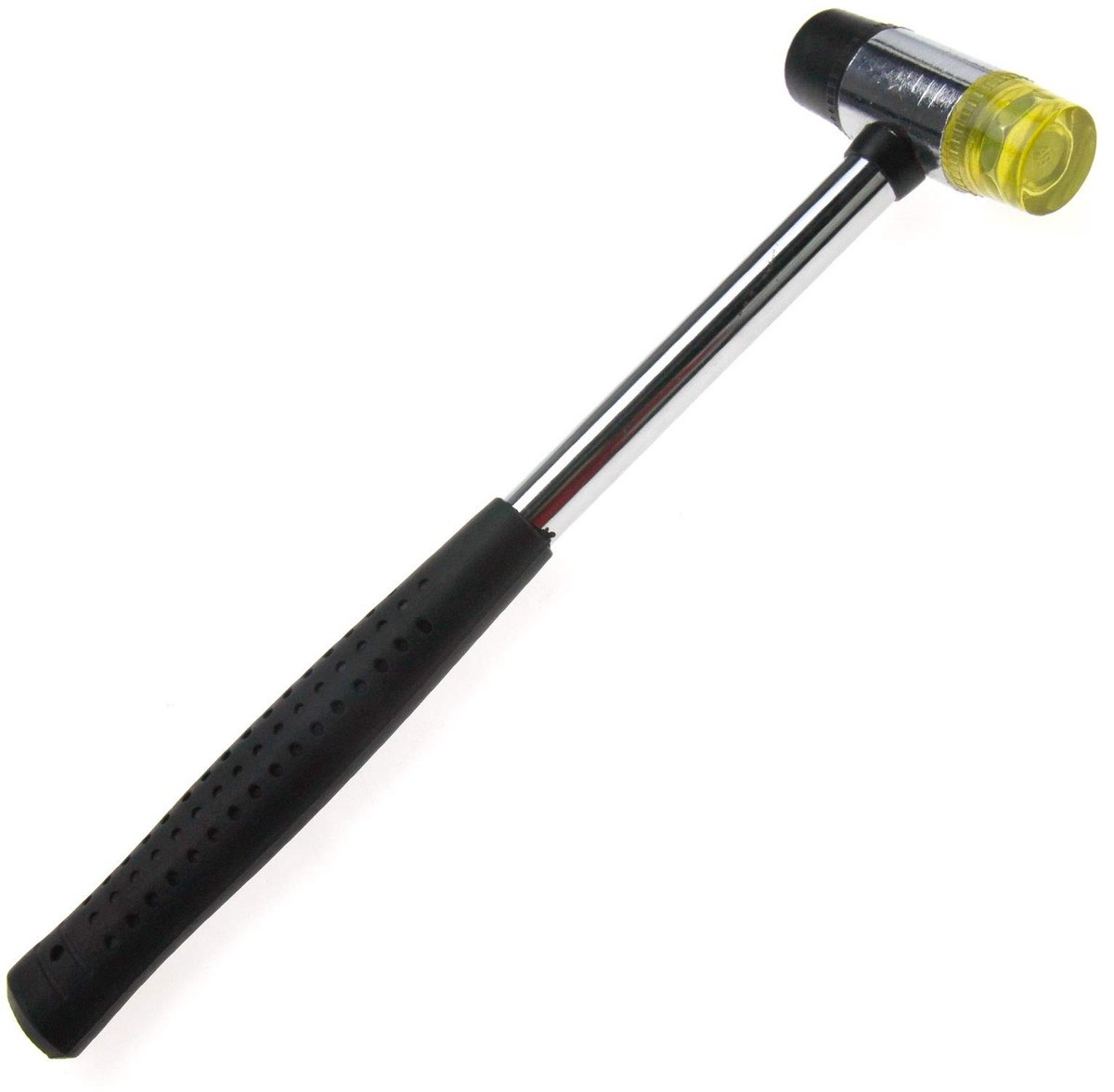 Dailygoods - Mini hamer - Rubber mallet - Ergonomisch ontwerp - Zwart - Houtbewerking - Veilig voor delicate materialen - Geschikt voor sieraden en am...