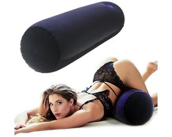 TRY. Love Sofa Official™ - Seksmeubel voor Vrouwen & Mannen - Seksaccessoires - Opblaasbaar seks kussen - met houder voor Masturbator, Dildo of Vibrator - Blauw