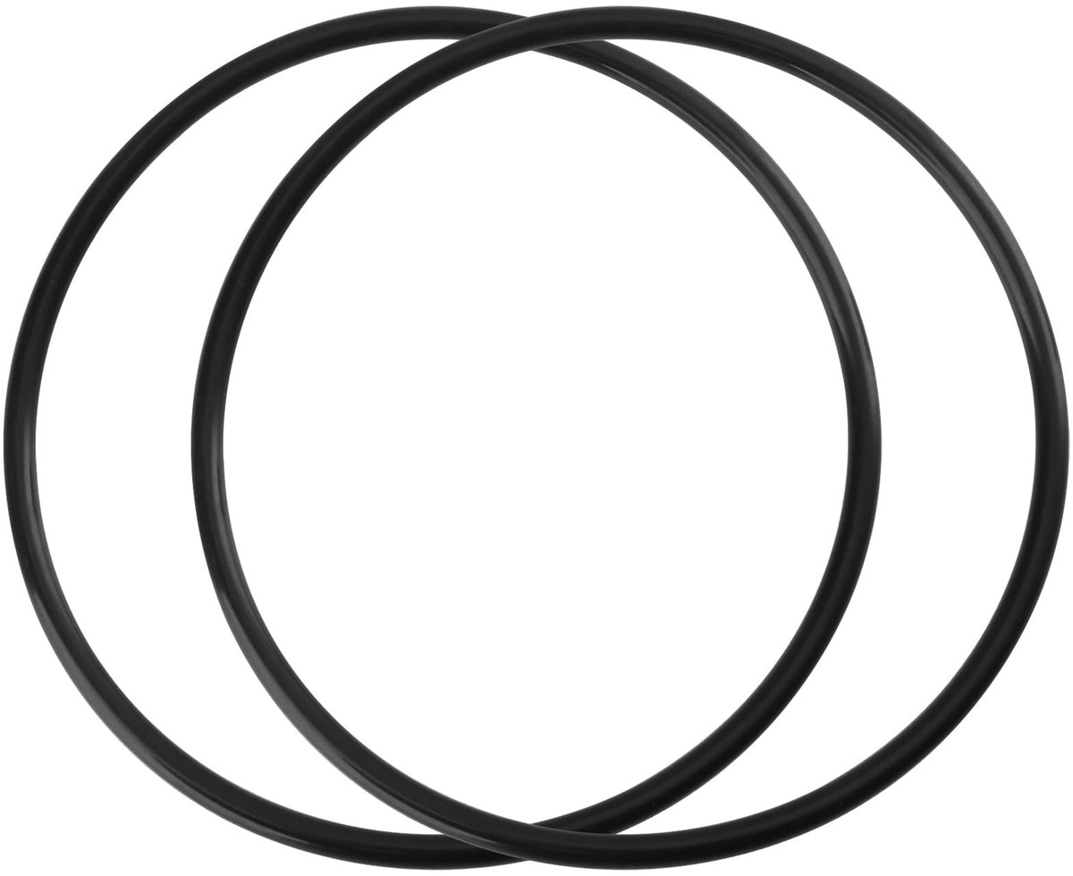 Dailygoods- Filterafdekking - 2 x O-ringen - Rubber - Chloorbestendig - Diameter 135 mm - Onderdeelnummer P6119 - O-ring