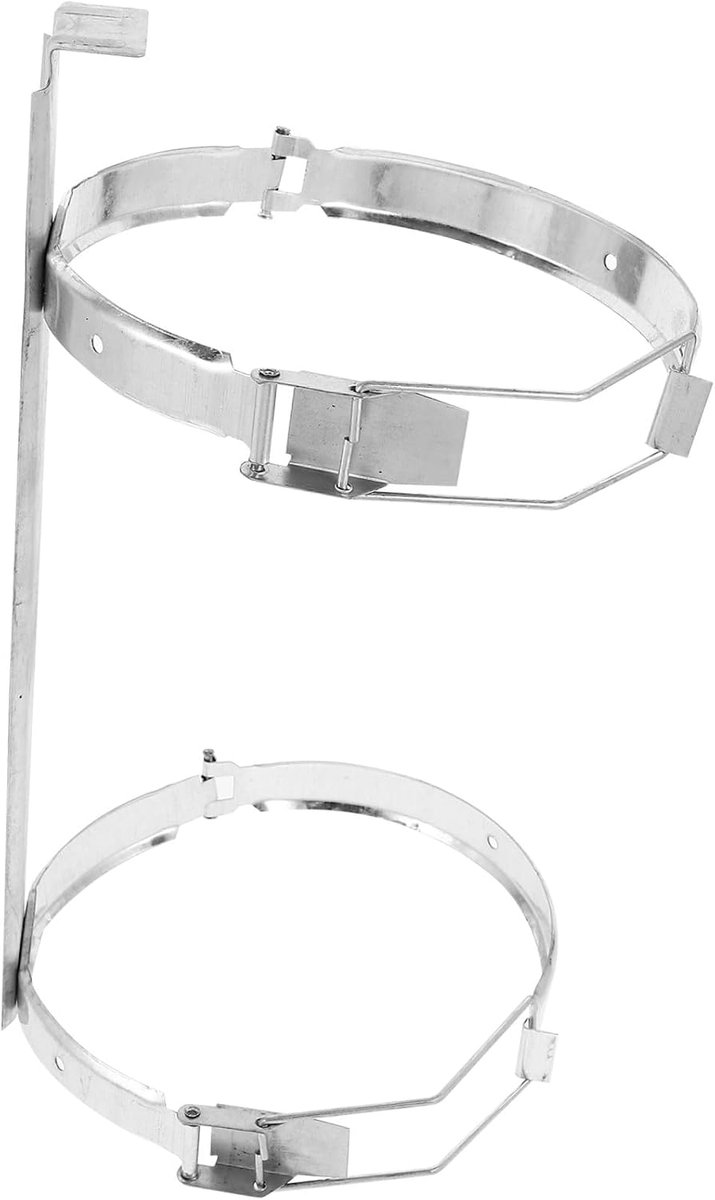 Brandblusser Beugel - Wandhouder Accessoire - Veiligheid Thuis - Stabiel IJzer Ontwerp - 31x15x12CM - Zilver