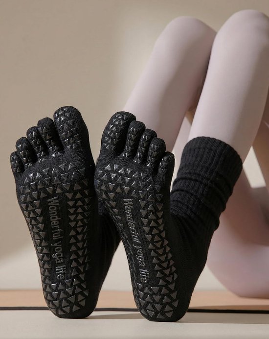 Slouch Sokken - Yoga Sokken Pilates - Binnen Sporten - Met Anti-slip Grip - 1 Paar - Niet gespecificeerd — afbeelding 4