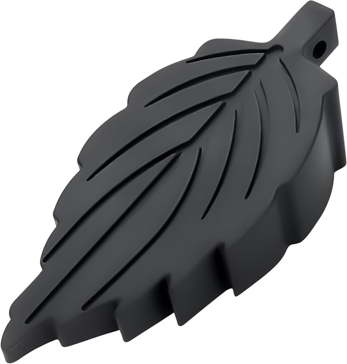 Deurstopper - Deurwig Deurblokker - Deuren Open Houden - Bladvormig Design - 9.2 x 4.5 x 2 cm - Zwart