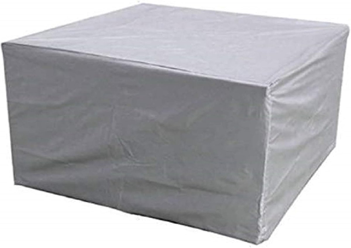 Jacuzzihoes Vierkant – Buitenbad Cover – Bescherming Tuinmeubels – UV Bestendig Materiaal – 200 x 200 x 85 cm – Zilver