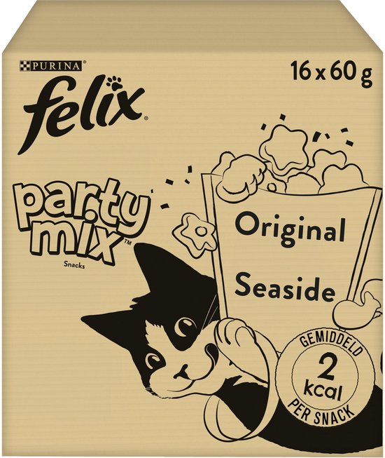 Felix Party Mix Original Seaside 16x60g.
