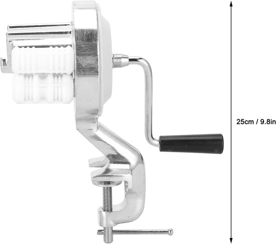 SnelShoppen - Handmatige Cavatelli Machine - Rvs Pasta Maker - Macaron Machine - Keuken Accessoires - Ideaal voor Thuis - Eenvoudig in Gebruik van Snelshoppen — afbeelding 5