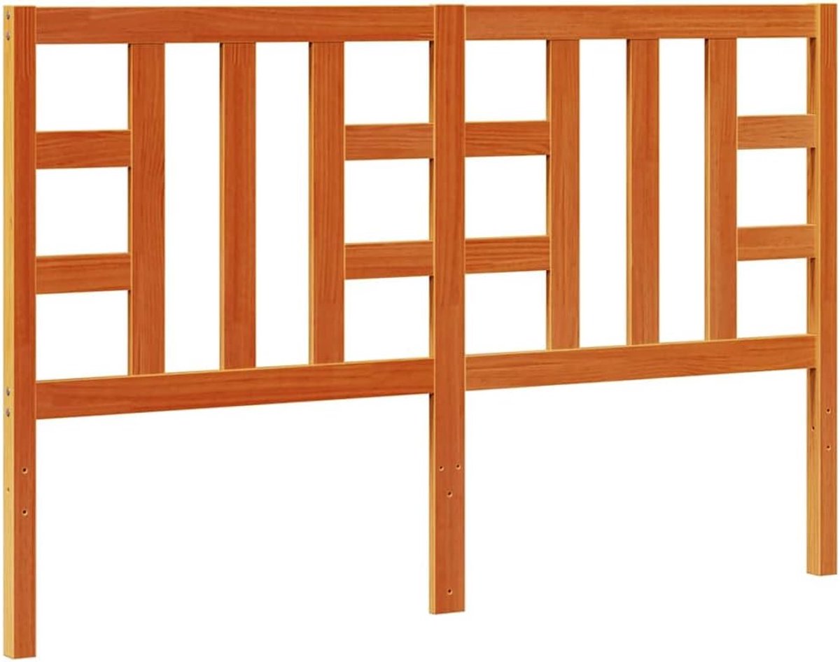 Bed Hoofdbord - Hoogte Wand - Bed Aankleden - Massief Hout - 155 cm Breed - Bruin