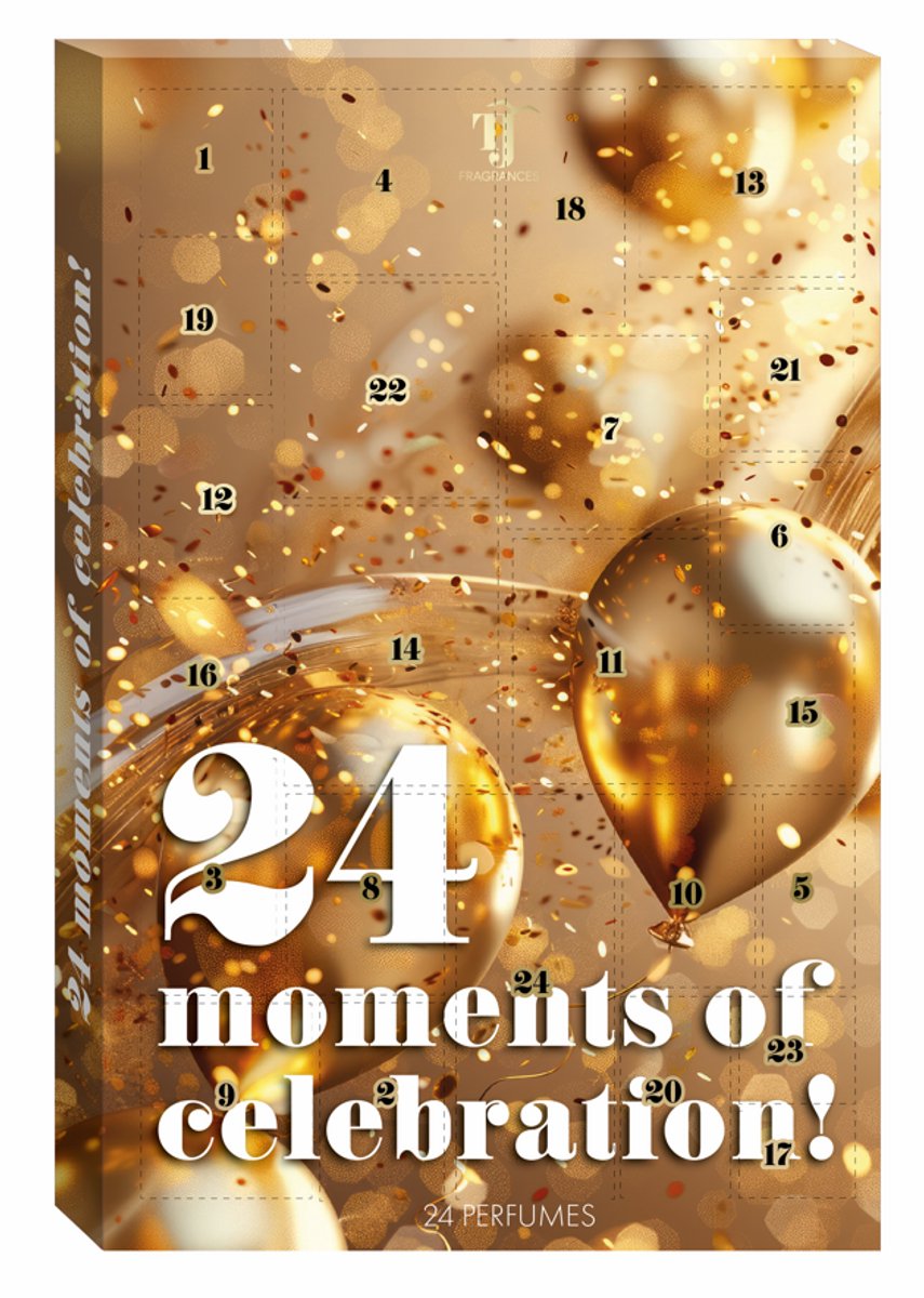 Sentio Luxe Adventskalender met 24 mini flesjes parfum - Ballon
