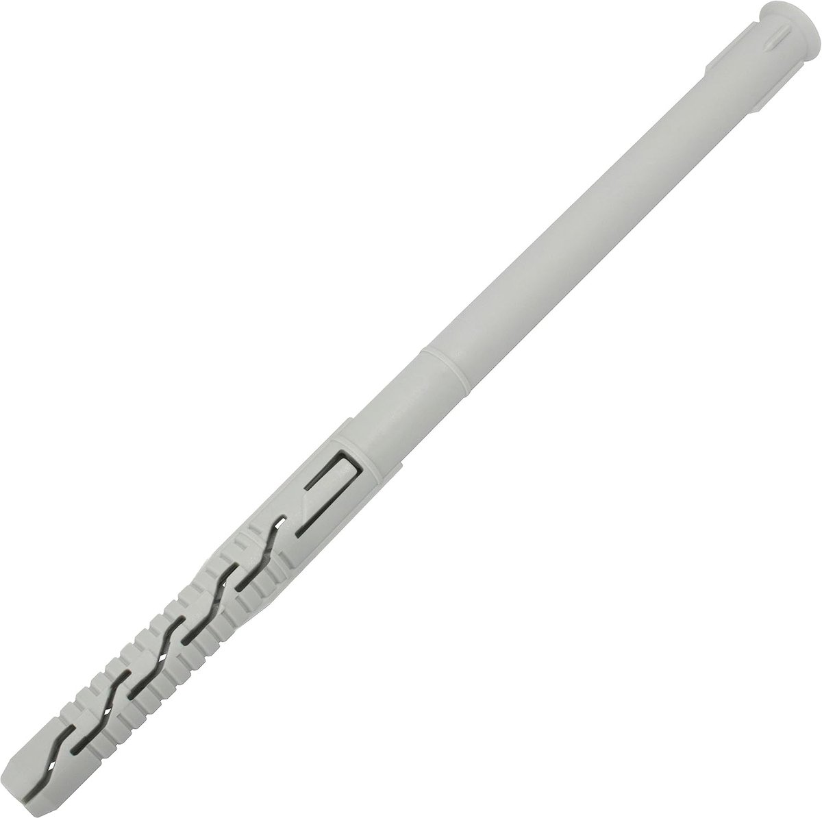 Universele pluggen - Metselwerk bevestiging - Montage werkzaamheden - Geribbelde behuizing - 25 stuks 10 x 180 mm - Grijs