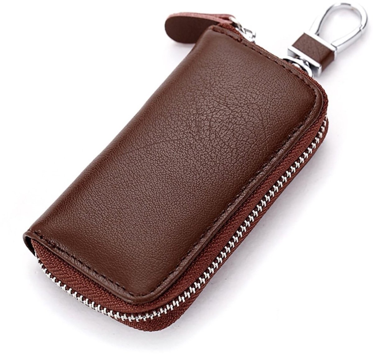 Dailygoods - Sleuteletui van leer, voor dames en heren, sleuteletui van leer, portemonnee, kleine sleutelmapje, universele autosleutelhanger