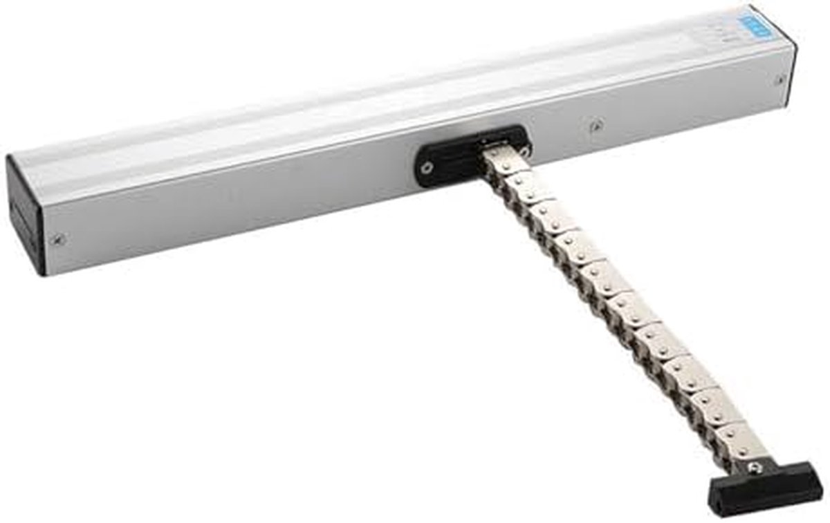 Elektrische Raamopener - Automatische Ventilatie - Kas Ventileren - Afstandsbediening Bediening - 24V Kettingaandrijving - Zilver