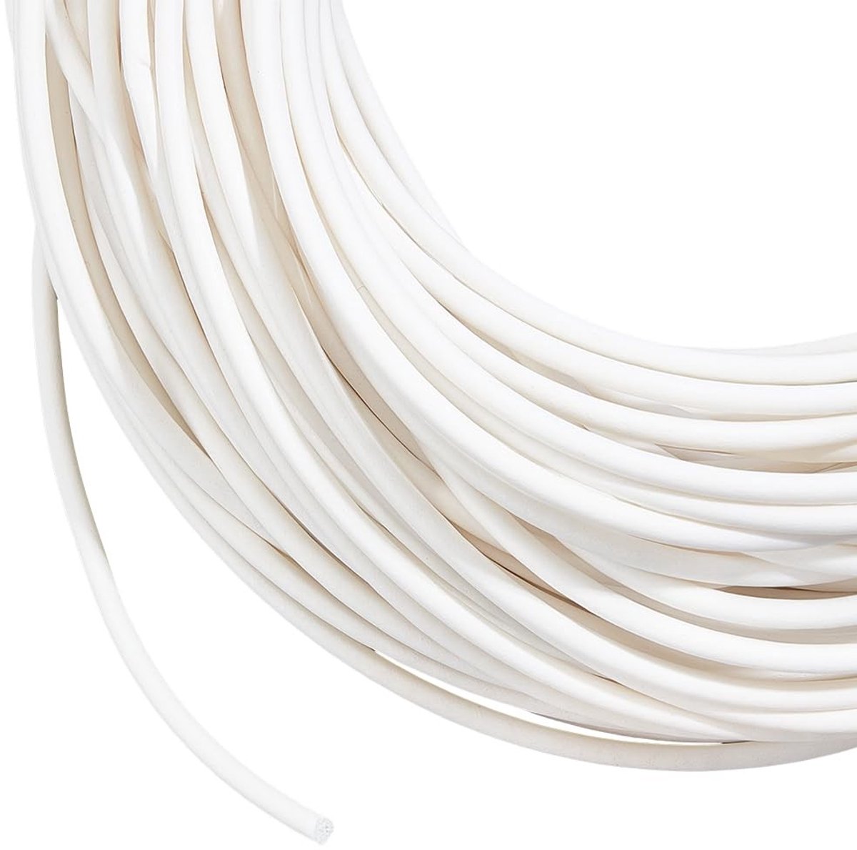 Dailygoods- Piping Cord 54,68 Yards - 4mm Diameter - PVC Welt Cord - Polyester Materiaal - Geschikt voor Haken/Breien - Ideaal voor Kussens/Gordijnen - Stofband