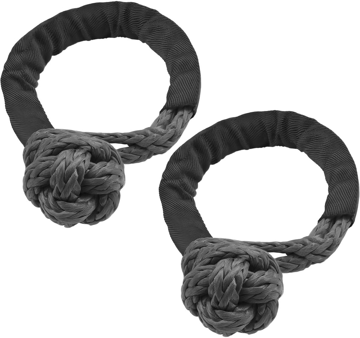 Dailygoods- Sluitschalm 17T breuksterkte - Zachte Sluitschalm - Karabijnhaak - Slangbeschermer - Hersteltouw - Duurzaam en corrosiebestendig - Bergingshaak