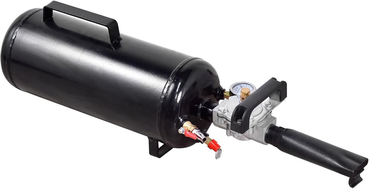 Banden Plaatsingshulp - Banden Booster - Banden Snel Vullen - Versterkte Tank - 3-10 Gallon - Zwart