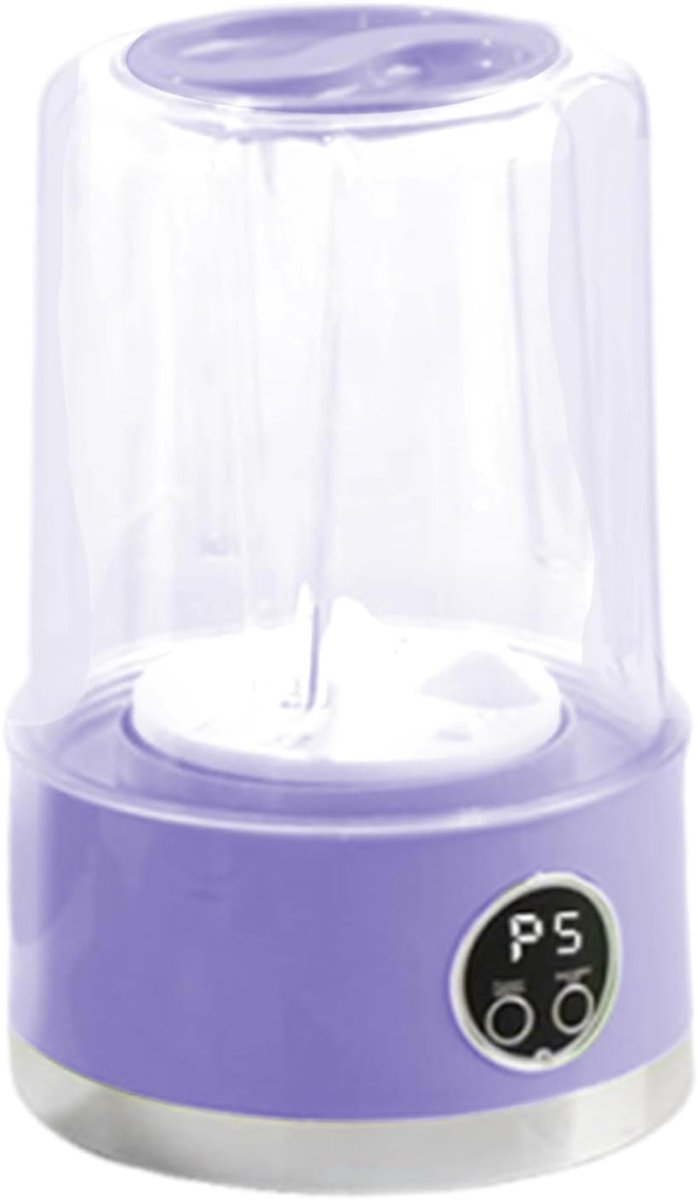 Draagbare wasmachine Ondergoed centrifuge Reizen en thuis Draadloos en compact 21 x 14 x 21 cm