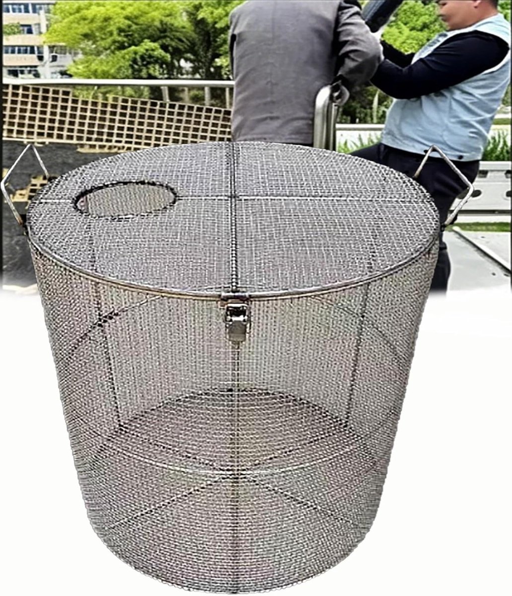 Dompelpomp Inlaatscherm - Pompfilter Zeef - Pompen Beschermen - Roestvrij Staal - 5mm Gaas - Zilver