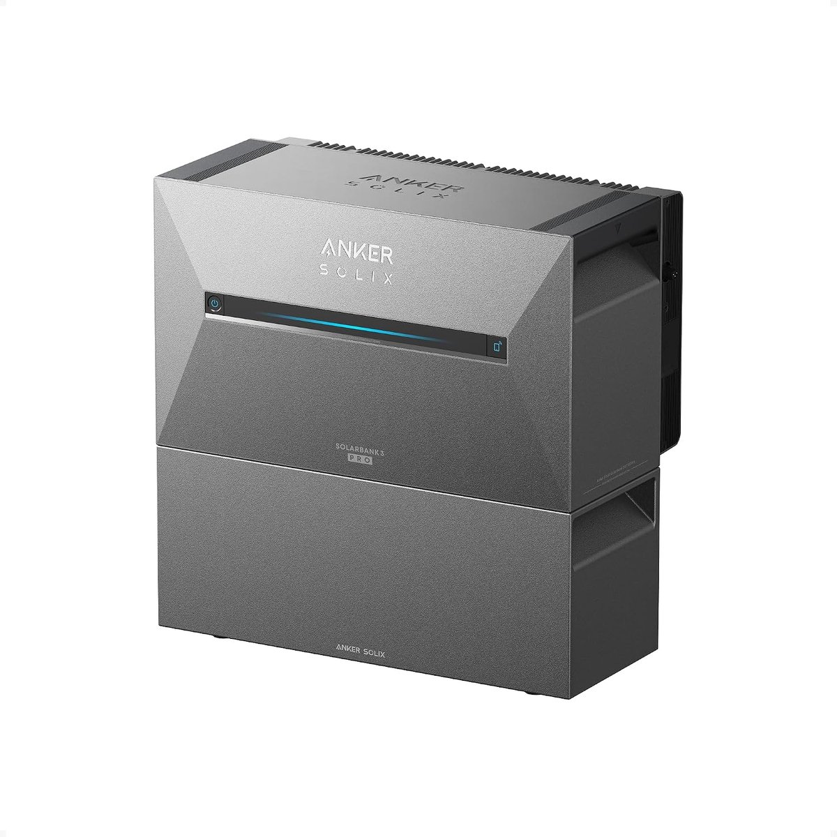 Anker SOLIX Solarbank 3 E2700 Pro (2680 Wh) en BP2700 (2680 Wh), 4 MPPT's (3600 W), 1200 W bidirectioneel, Anker Intelligence (zonder verlengkabel voor zonnepanelen)