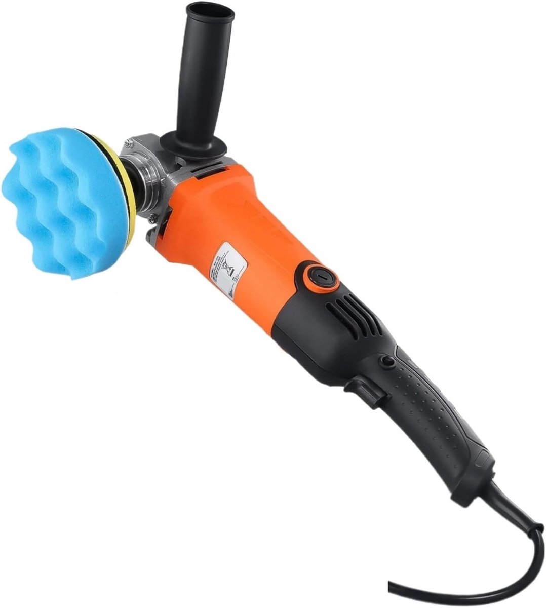 Roterende Polijstmachine - Buffer Waxer - Auto Polijsten - Variabele Snelheid - 100mm Schijf - Zwart Oranje