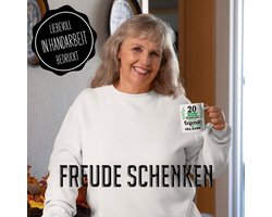 Koffiemok met spreuk - Jubileum mok - Cadeau geven - Vaatwasmachinebestendig - 330ml inhoud - Wit zwart