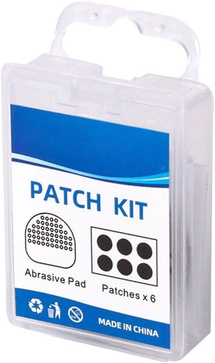 Fiets Band Reparatie - Binnenband Herstel - Onderweg Repareren - Zelfklevend Snel - 6 Patches - Zwart