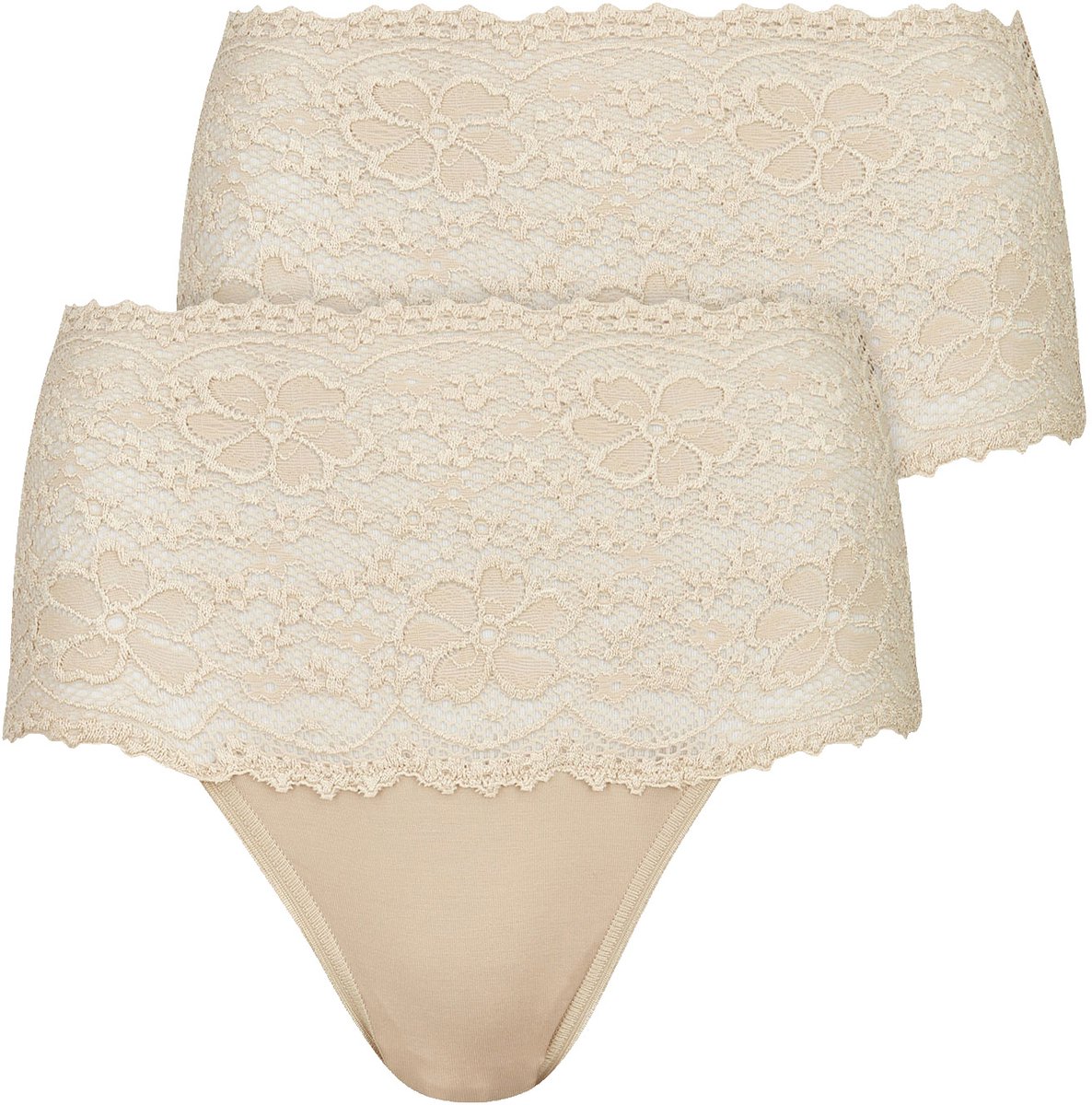 2-pack Dames tailleslip Millefleurs