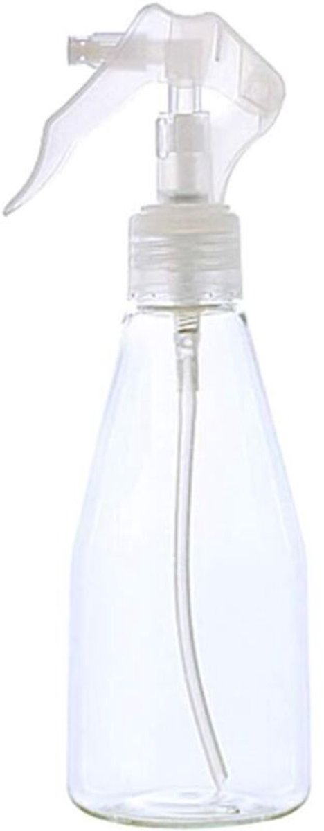 Draagbare plastic spuitfles van 200 ml, navulbaar, Geschikt voor tuinieren, planten, haarverzorging en schoonmaken (1 stuk)