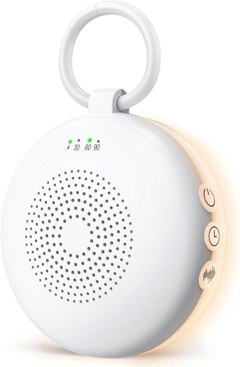 Allvia® White Noise Machine - White Noise - Numsy White Noise - Wit - 8cm x 4cm x 8cm