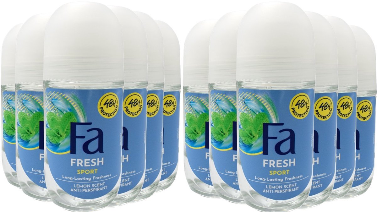Fa Deo Roller Sport Unisex 12 x 50 ml