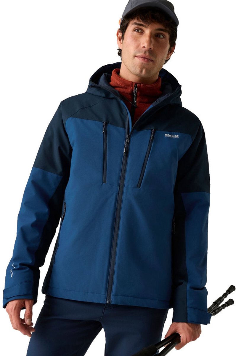 Regatta Highton Stretch Aviator Winterjas Heren Marineblauw