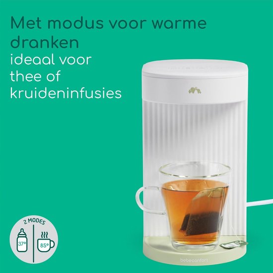 Flessenmaker Baby - Flessenwarmer Dispenser - Snelle Flesbereiding - Precieze Temperatuur - 11 Liter Reservoir - Wit — afbeelding 5