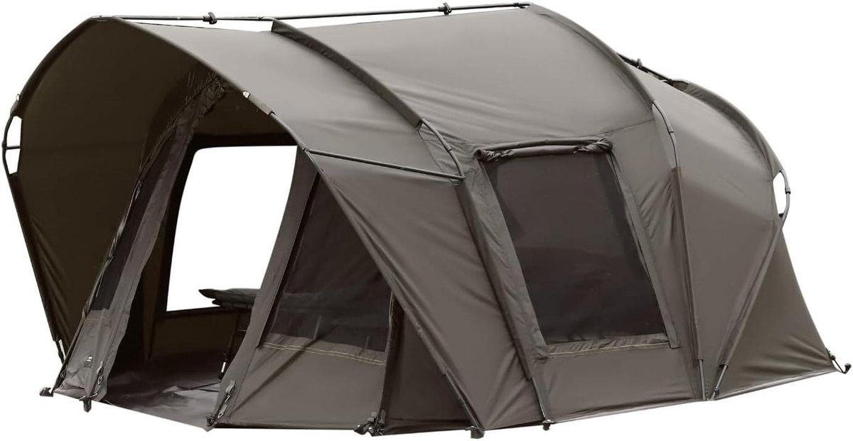 Vliegentent - Vangst Bivvy - Karper Vissen - Snel Opzetbaar - 2.85 x 3.20m - Olijfgroen