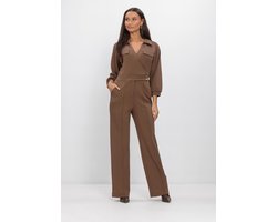 AAIKO Vion Vis 147 Jumpsuits Dames - Bruin - Maat L