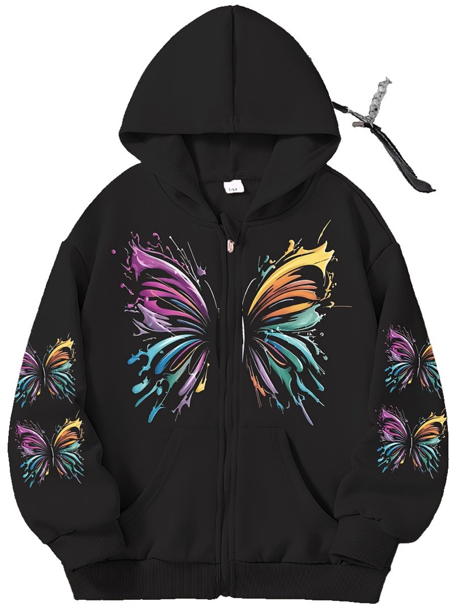 Currero Vest Meisjes Met Rits Sweater Meisje Cardigan Gebreid Sweaters Hoodie Warme Trui Lange Mouw 5-6 Jaar Zwart